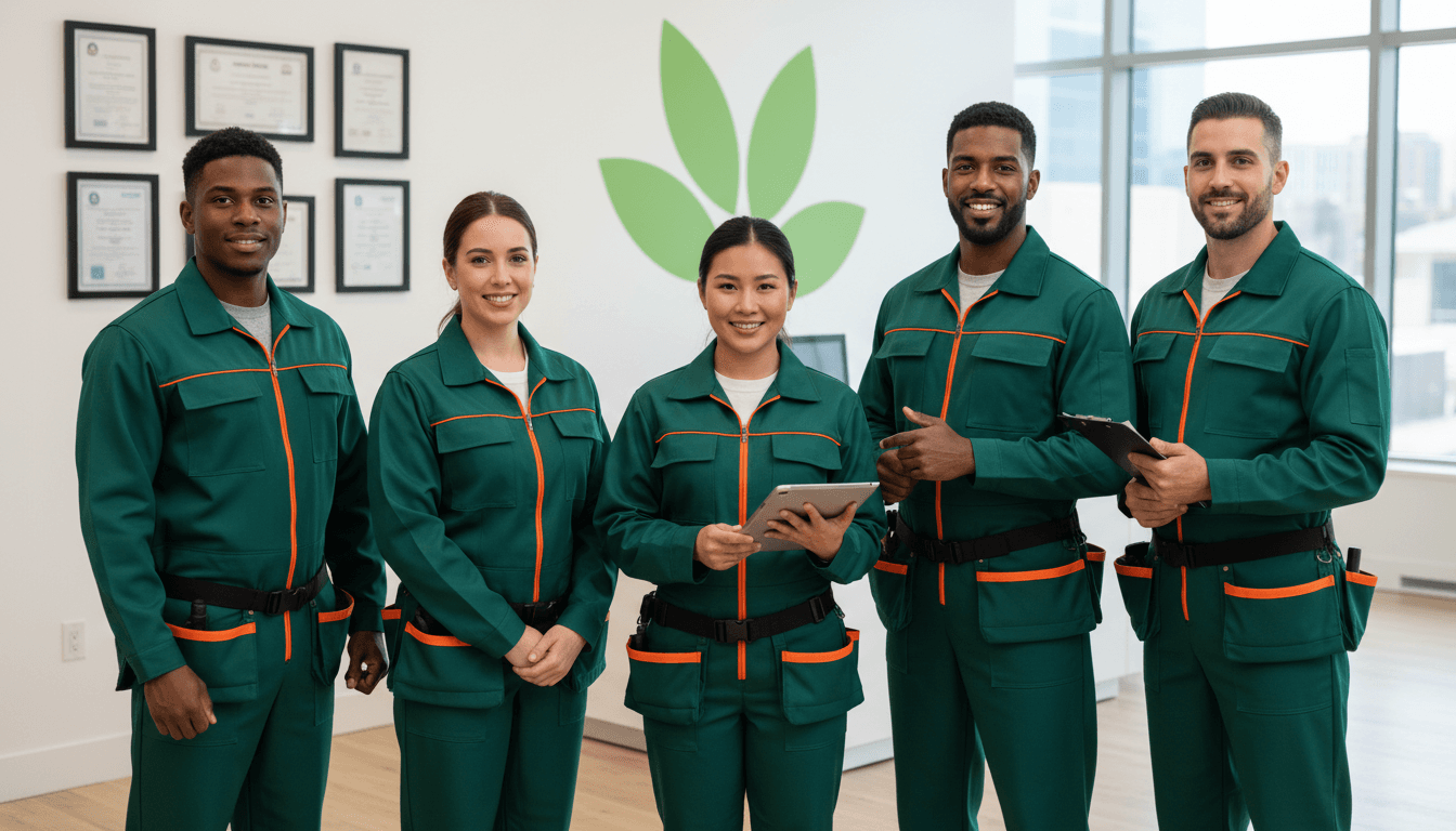 Équipe professionnelle Hygiène Pro Services